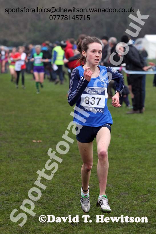 Senior women's European Cross Country Trials, Sefton Park, Liverpool. Photo: David T. Hewitson/Sports for All Pics